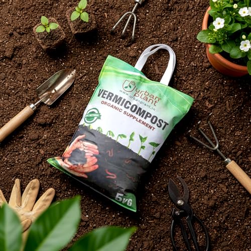 Image of Urban Plant Pure Vermicompost | Fertilizer For Plant | Vermicompost for Boosting Plant Growth