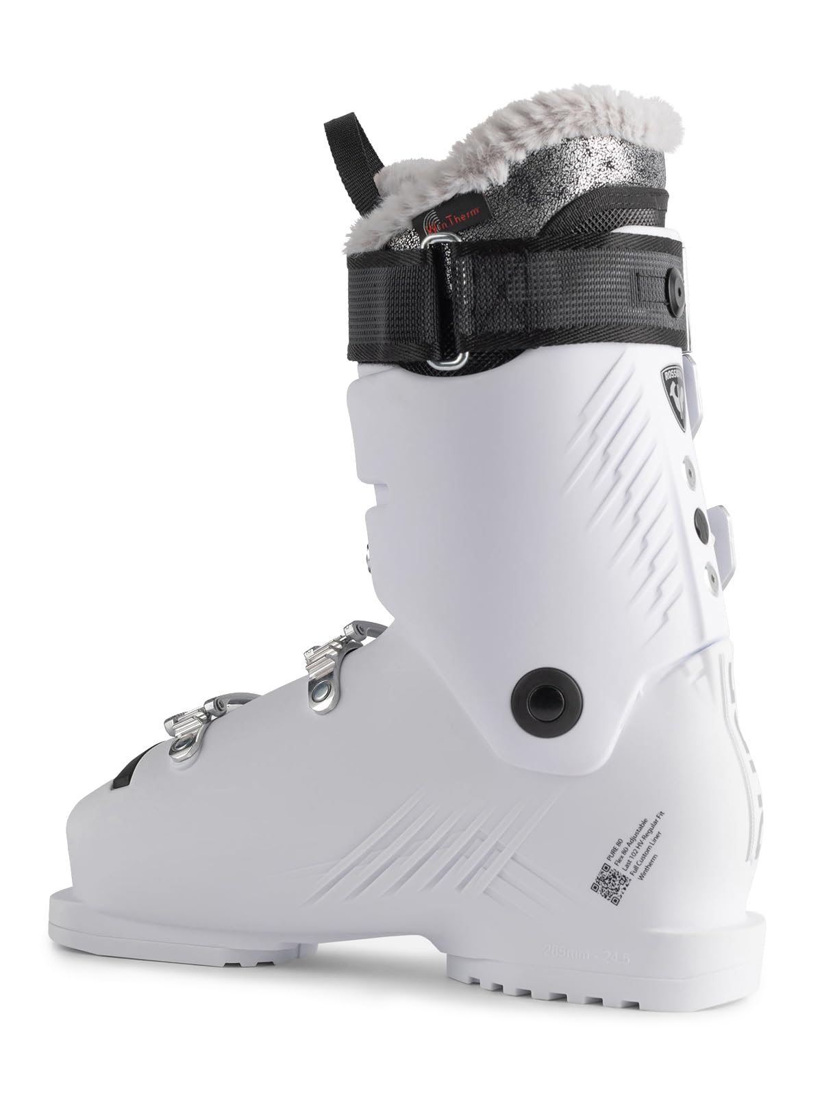 Rossignol Pure 80 - Damskie buty narciarskie do narciarstwa zjazdowego - białe