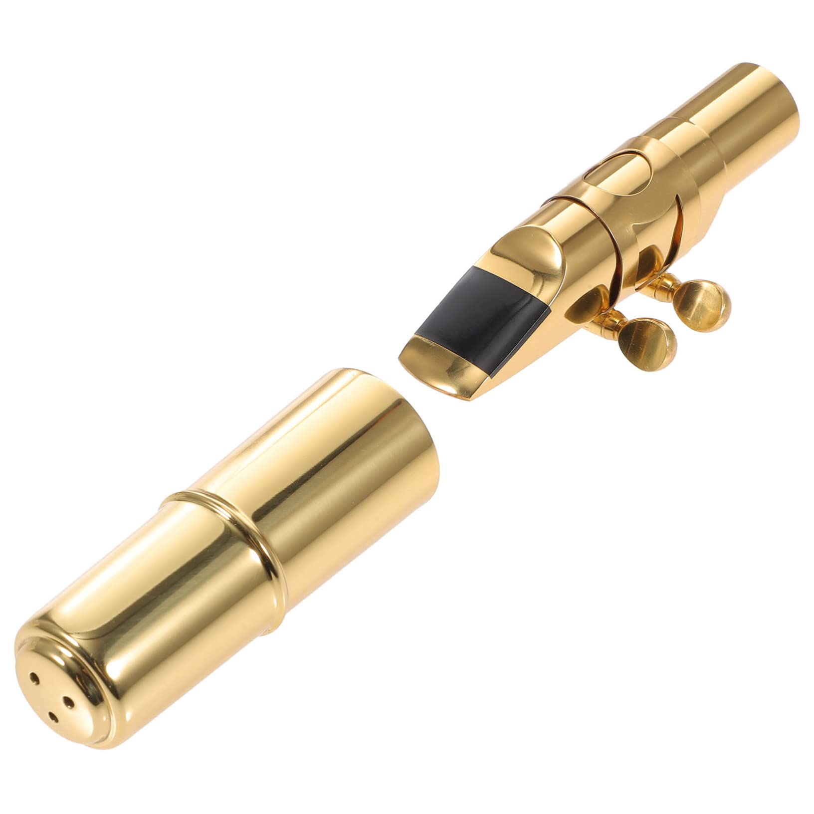 ibasenice Boquilla de Saxofón Metal Reemplazo para Saxofón Alto Mejora Entonación sin Rebabas Obsequio para Profesores y Niños