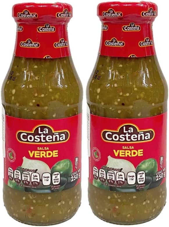 La Costena Salsa Mexicana Verde Mediana 250g (Pack de 2)