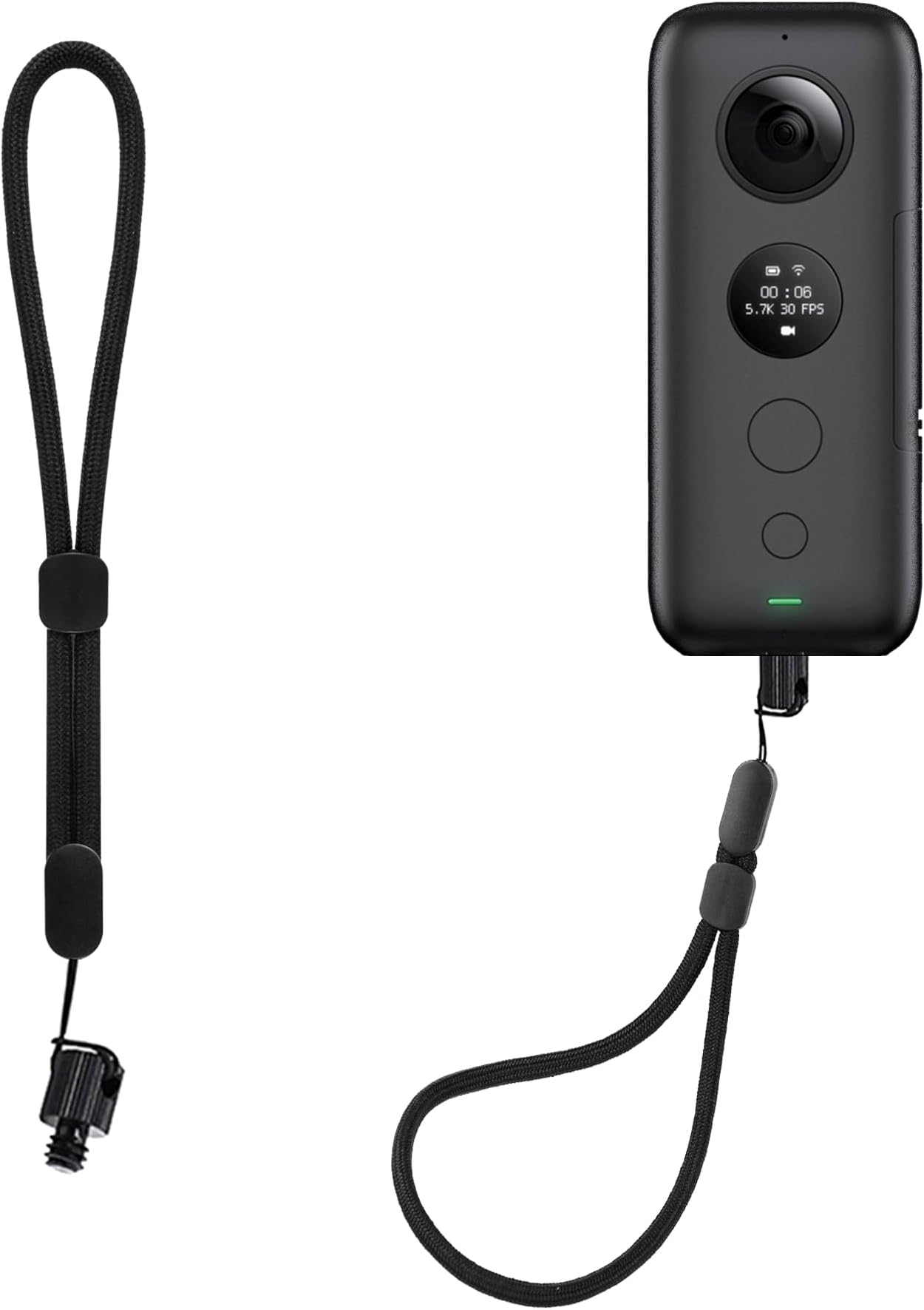 MITIME Hand Strap Wrist Strap for Insta360 One X2/X3 Light Weight Hand Wrist Anti-Lost Lanyard 1/4 Screw Connector Hand Rope Sports Camera Accessories, M