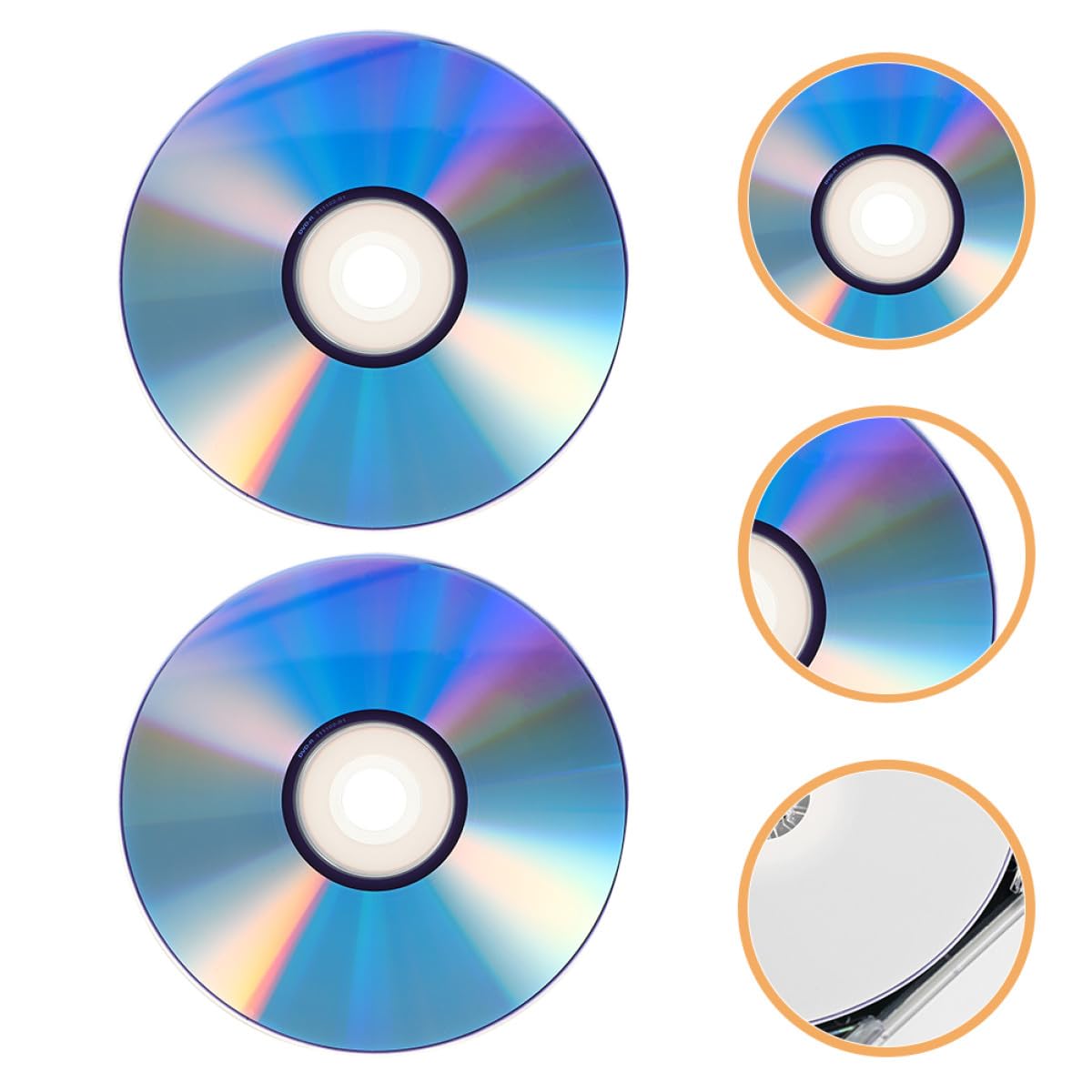 Hemobllo Sets de Disques DVD Vierges Enregistrables Haute Capacité Lot de 2 avec Boîtier Jewel Case en Plastique , pour Enregistrement Audio et Vidéo Professionnelle Bureau