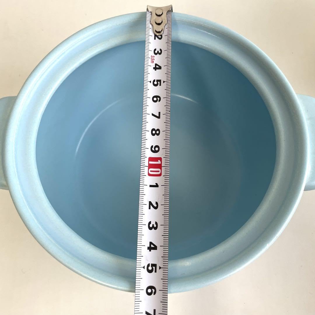 Amazon.co.jp: 昭和レトロ 焼イモ鍋 ブタ カポネ 陶器 鍋 箱付き 鍋