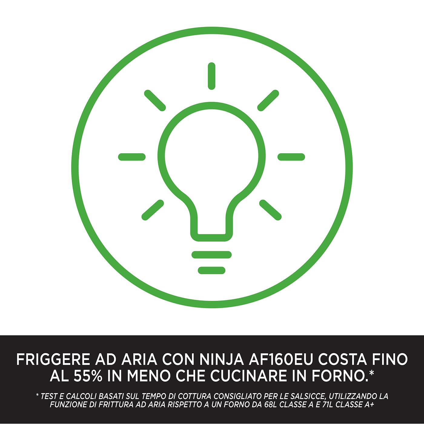 Ninja Air Fryer Max, 5.2L, 6 in 1, Cottura Senza Olio, Frigge Ad Aria, Massima Croccantezza, Arrostisce, Cottura al Forno, Riscalda, Disidrata, Cestello Lavabile in Lavastoviglie, Grigio/Nero, AF160EU