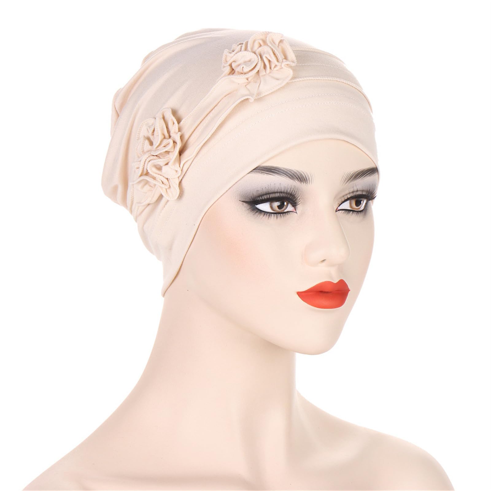 MICFENY Women Headwrap Headwear Hat Hair Scarf Perfect for Festivals and Celebrations Breathable Head Cover Headscarf