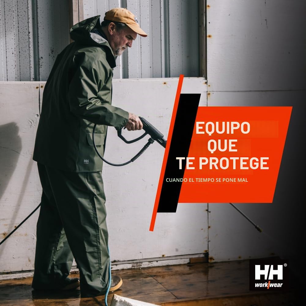 Helly Hansen Mandal, 70129_480-L Chaqueta Impermeable, L, Verde