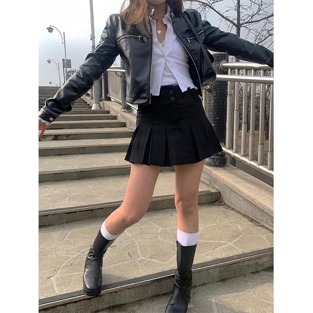 スカート inner pants mini skirt punk grunge Y2K Amazon.com: KFVIM Grunge Skirt Y2k Mini Skirt Grunge Clothes