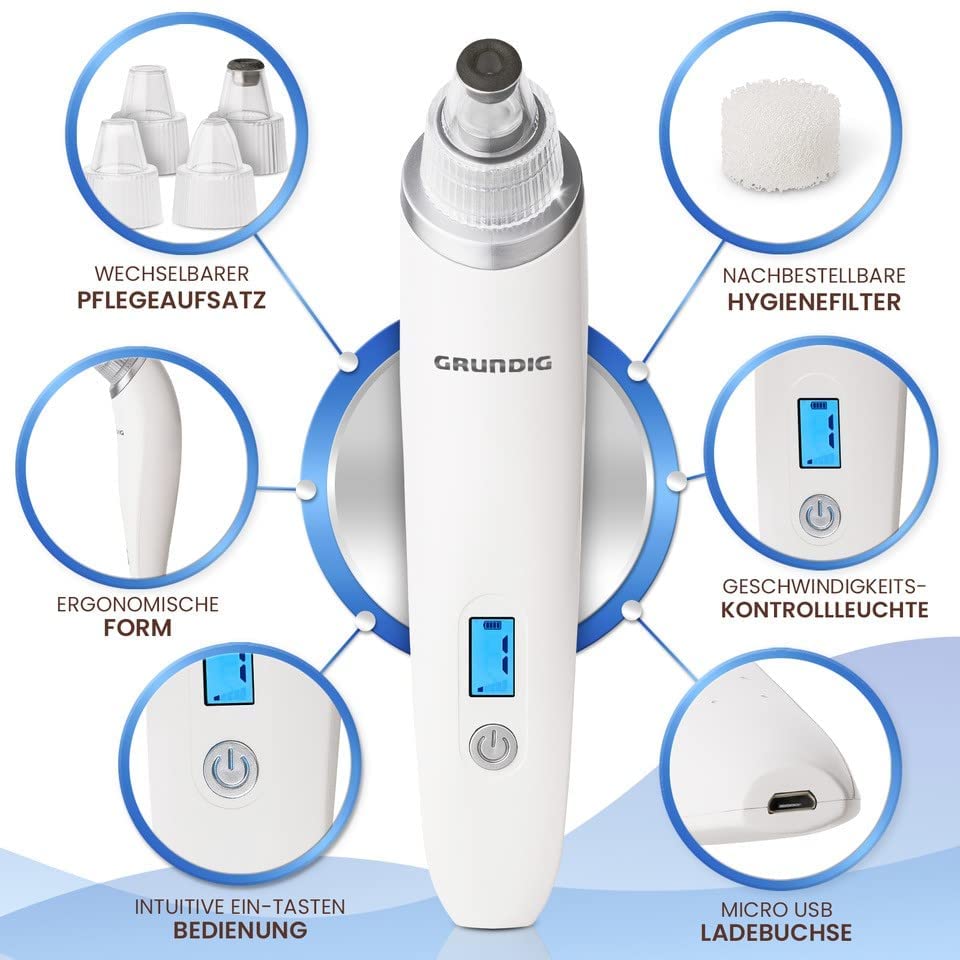 GRUNDIG Porenreiniger Mitesserentferner -50 Ersatzfilter OHNE GERÄT - Image 7