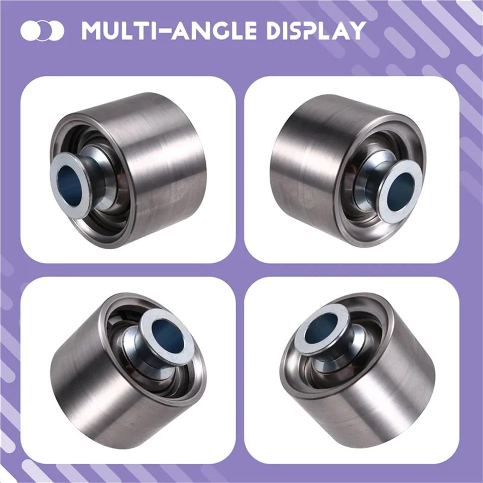 Cuscinetto per Ruota AS57-CRS Kit tazza anello elastico cuscinetto distanziatore in acciaio legato con Uniball dimensione metrica 16-3/4 Kit Cuscinetto per Ruota