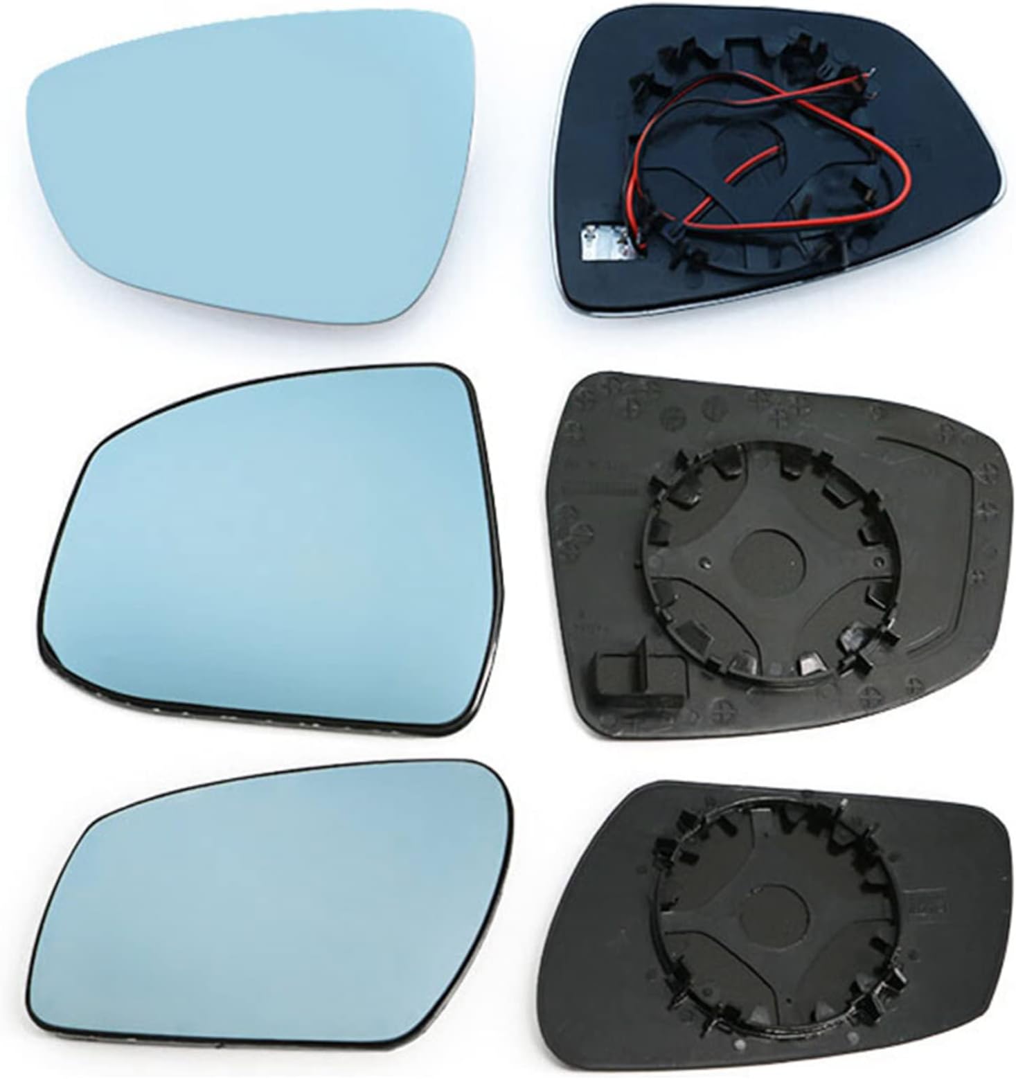 Multifunction Side Mirrors Turning Signals Sequential Blue Glass Heated Anti-Glare Turn Singal with Yellow LED Arrows For Infiniti Q50 Accessories