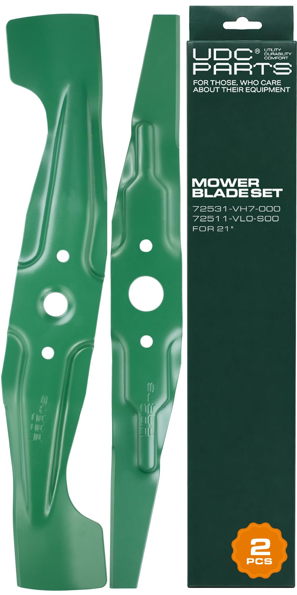 UDC Parts 72531-VH7-000 72511-VL0-S00 Blades Set Replacement for Honda 21"