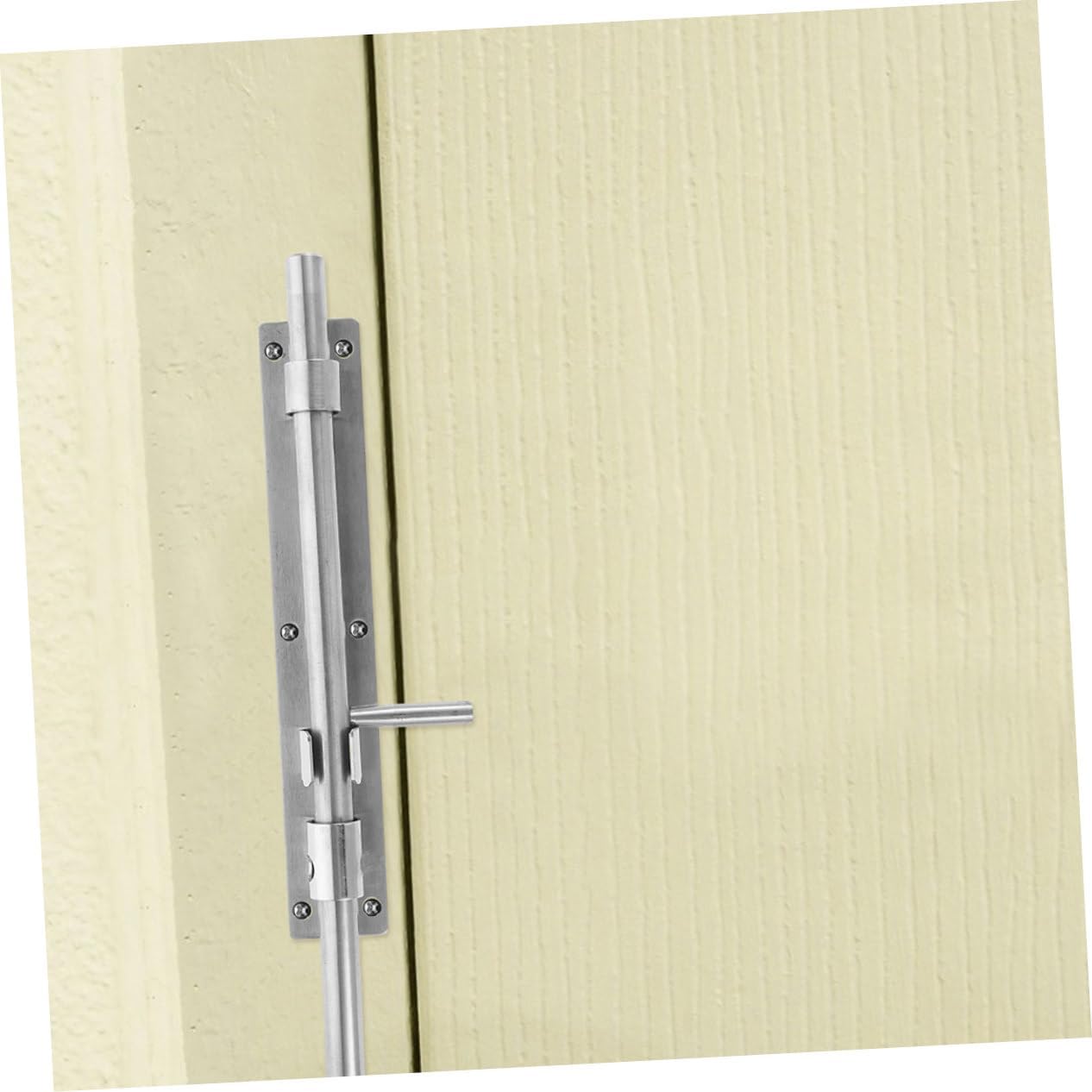 2pcs Thickened Stainless Steel Door Bolt Gate Drop Rod Fence Gate Latch French Door Locks Patio Security Bar