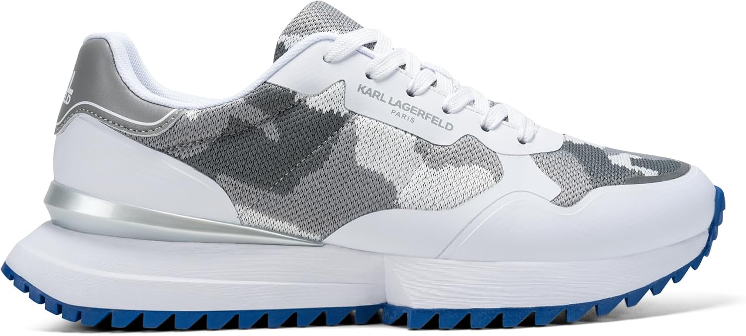 Karl Lagerfeld Mens Calixte Camo Running Sneaker
