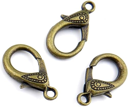 Bisutería bronce antiguo colgantes FL1180cierres de langosta Craft un montón reparación suministros