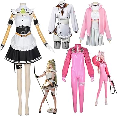 勝利の女神:NIKKE ブレッディ コスプレ衣装・用品（2XL） 勝利の女神 ブレッディ コスプレ 衣装 制服 全セット 撮影用
