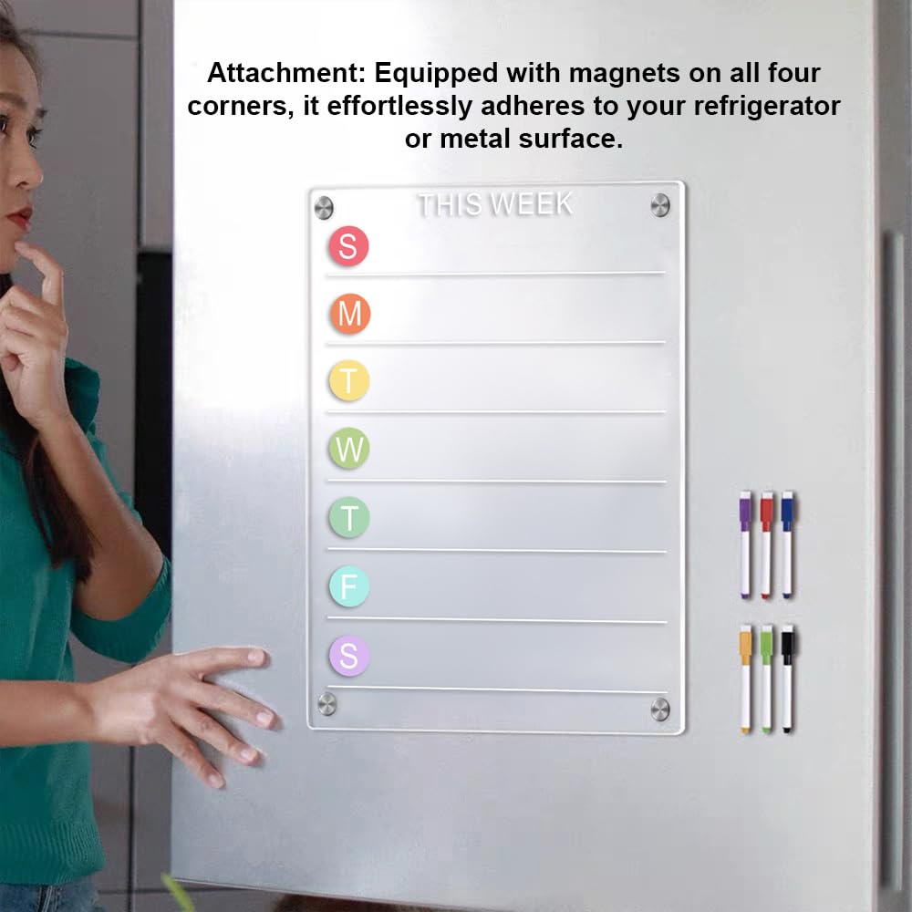 Suchergebnis Auf Für: Wochenplaner Magnetisch Transparent