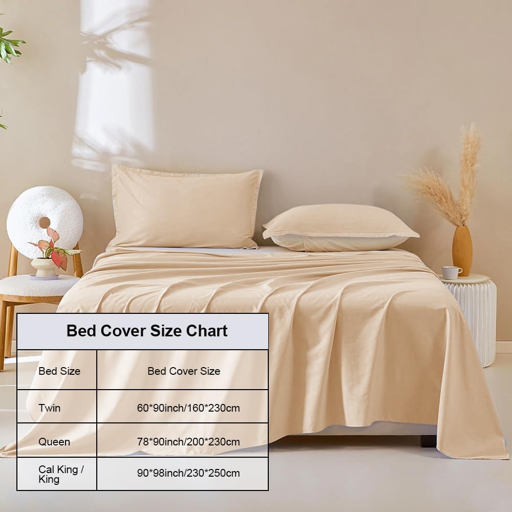DUJUIKE Waterproof Bed Sheet Cover,Pet Hair Resistant Bed Sheet Cover for Dog and Cats Mattress Protector for Children Bed Liner Cover with Breathable Fabric (Yellow - Image 3