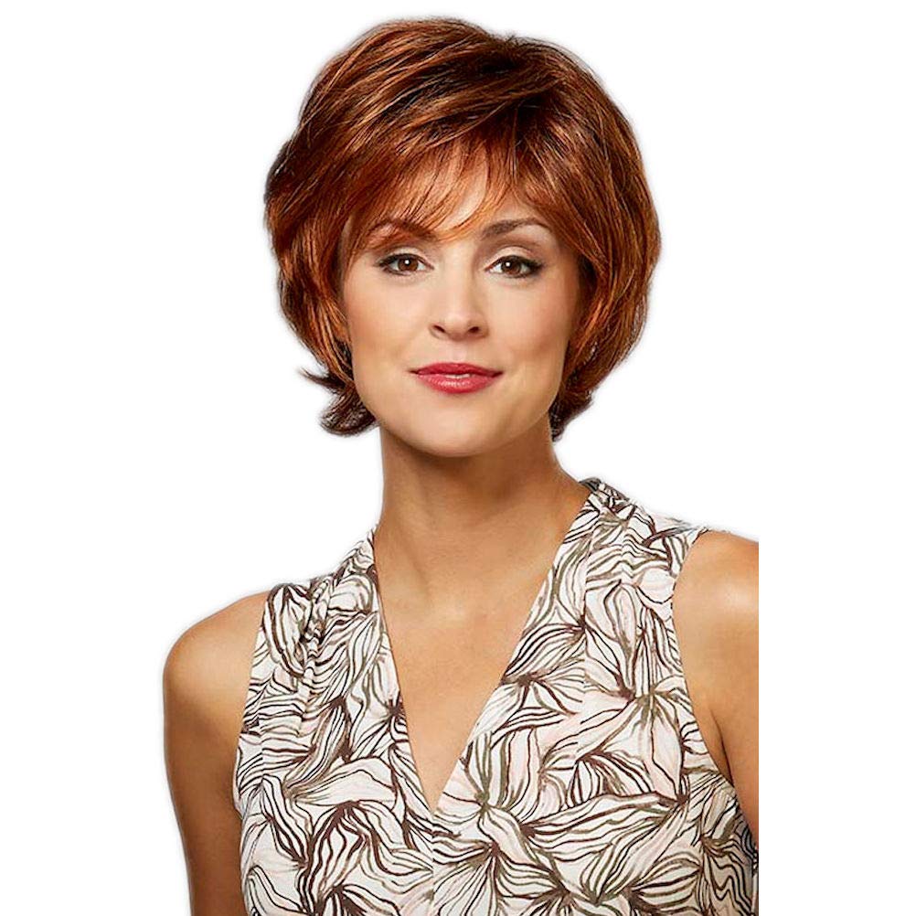 Henry Margu (Gabby - Synthetic Full Wig in 8_14H 8/14H ( Medium Brown ) / Beige Auburn ) Highlights