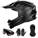 Youth ATV Helmet Kids Dirt Bike Motocross BMX Off Road Motorbike Go Kart Casco DOT ECE Model Z705 (Matte Black, S)