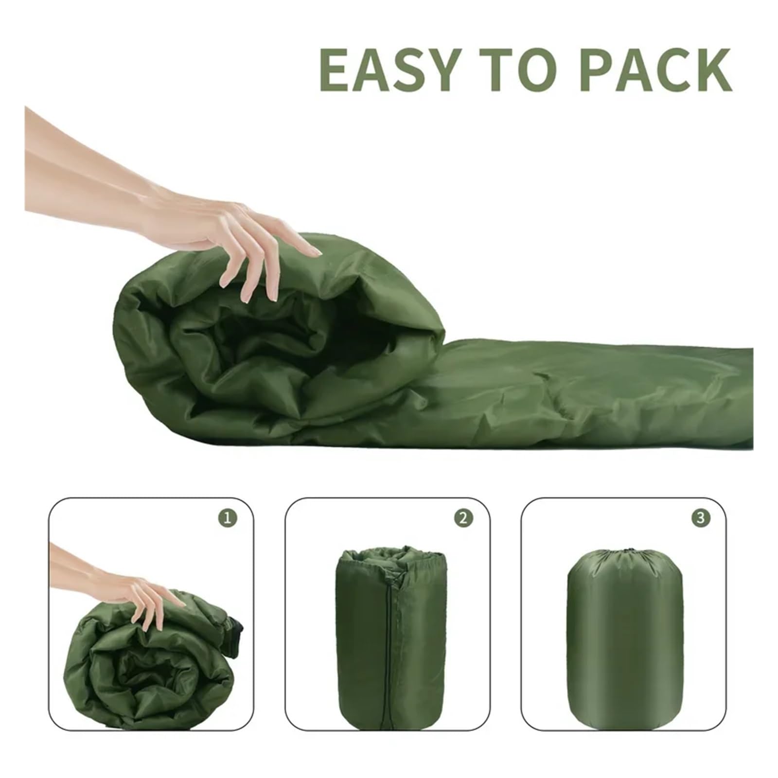 Sacco a pelo da campeggio ultraleggero impermeabile 4 stagioni caldo busta sacco a for zaino in spalla for viaggi all'aperto escursionismo