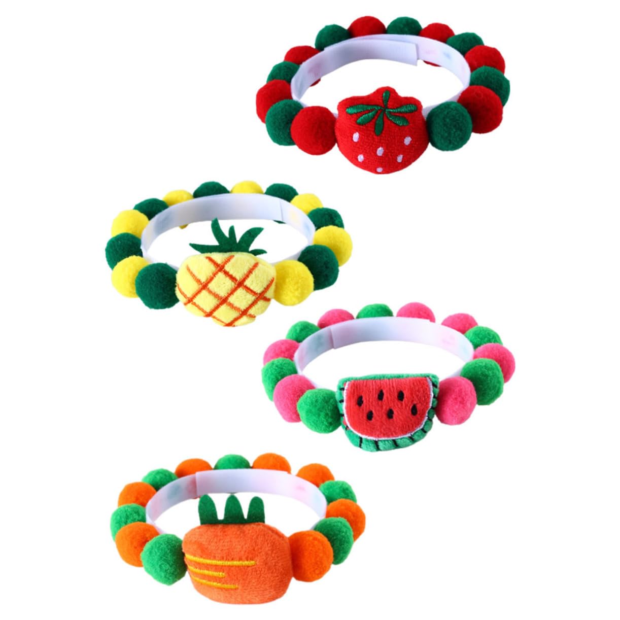 20pezzi Collare Decorativo Per Gattini Stile Fruttato Design Carino Per Feste Collare e Confortevole Per Animali Domestici Accessorio Adorabile Per Gatti e Cuccioli