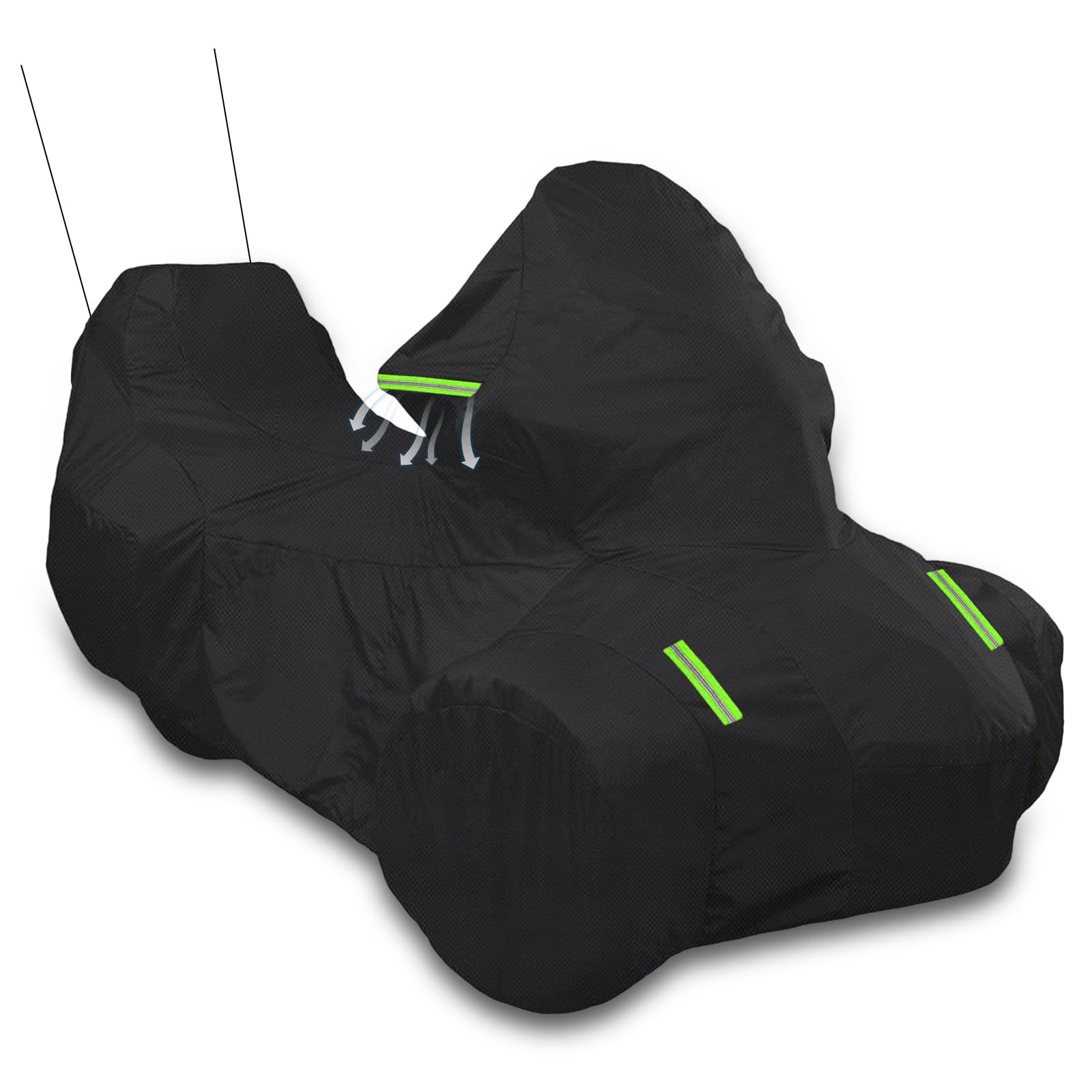 Can Am Spyder RT Cover,Can Am Spyder Cover,for Can-Am Spyder F3 Limited special series/RT Series, 900D Oxford ,PU Coating,Waterproof All Weather with Reflective Strips& Storage Bag,Elastic Hem