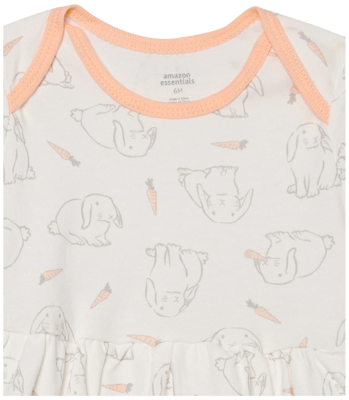 Amazon Essentials Abito in Cotone A Maniche Corte Bimba, Pacco da 3