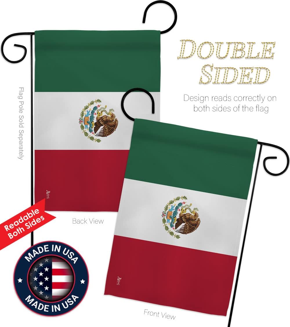 Copa America 2024 Mexico Flag Eagle Pole Kit Bandera para Mexican Decor Stand Set FIFA Sports Fan Gifts World Cup 2026 Wall Tapestry Football Soccor League Patriotic Decorations Made in USA