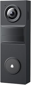 Tapo Smart Video Wireless Doorbell Camera - 2K, 160° Ultra-Wide View, Up to 180 Days Battery, Alexa, Google Assistant Compatible, Free AI Person Detection, IP54, SD/Cloud Storage, D205