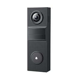Tapo 2K Wireless Smart Video Doorbell - 160° Ultra-Wide View, Person Detection, 2-Way Talk, Ring Call, Night Vision, Subscription-Free Local Storage or Optional Cloud, D205