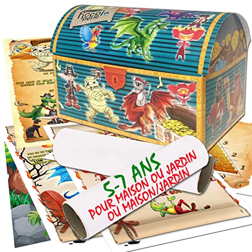 Chasse au trésor des monstres pour maison ou jardin ou maison/jardin 5-7 ans - pour fêtes d’anniversaire - jeux pour enfants