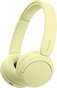 Sony WH-CH520 Wireless Headphones Bluetooth On-Ear Headset with Microphone and up to 50 Hours Battery Life with Quick Charging, Butter Yellow asin的图片