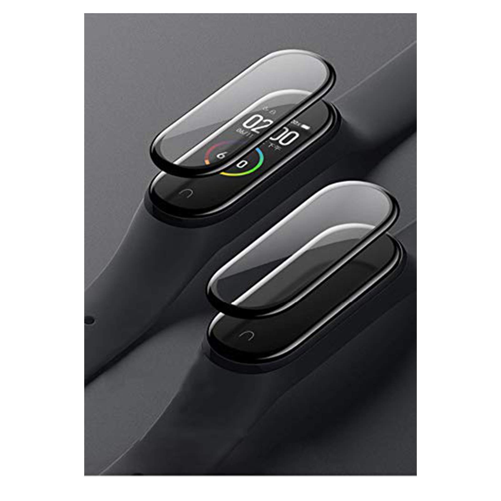 HD Protective Film for Xiaomi Miband 4, 0.1mm HD Clear LCD TPU Full Cover Screen Protector Film, Explosion-Proof, Scratch-Resistant for Xiaomi Mi Band 4 (Non-Tempered Glass)