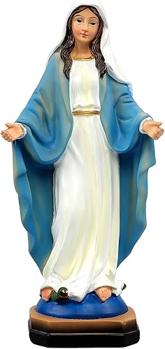 Estatua de la Virgen María la Santísima Madre Estatua de la Virgen María Católica Bendita Regalo religioso Estatua de la Virgen María Estatua de la