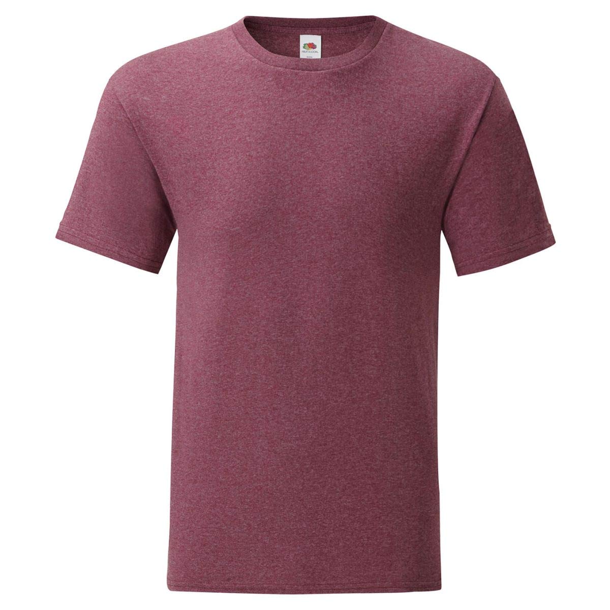 Fruit of the Loom Men's Short-Sleeved T-Shirt - Grey - Large