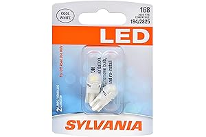SYLVANIA 168 T10 W5W Bright LED Bulb for Interior Lighting