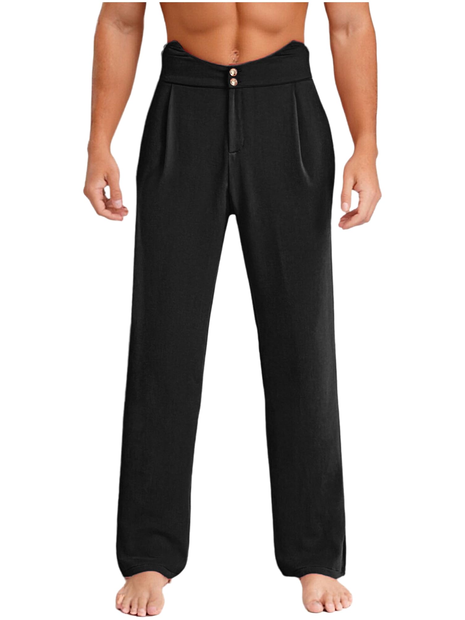 dPois Pantalon Danse Homme Pantalon Danse Latine Latine Vêtements De Latino Standard Tango Et Salsa Pantalons De De Salon Latino Robe Lyrique