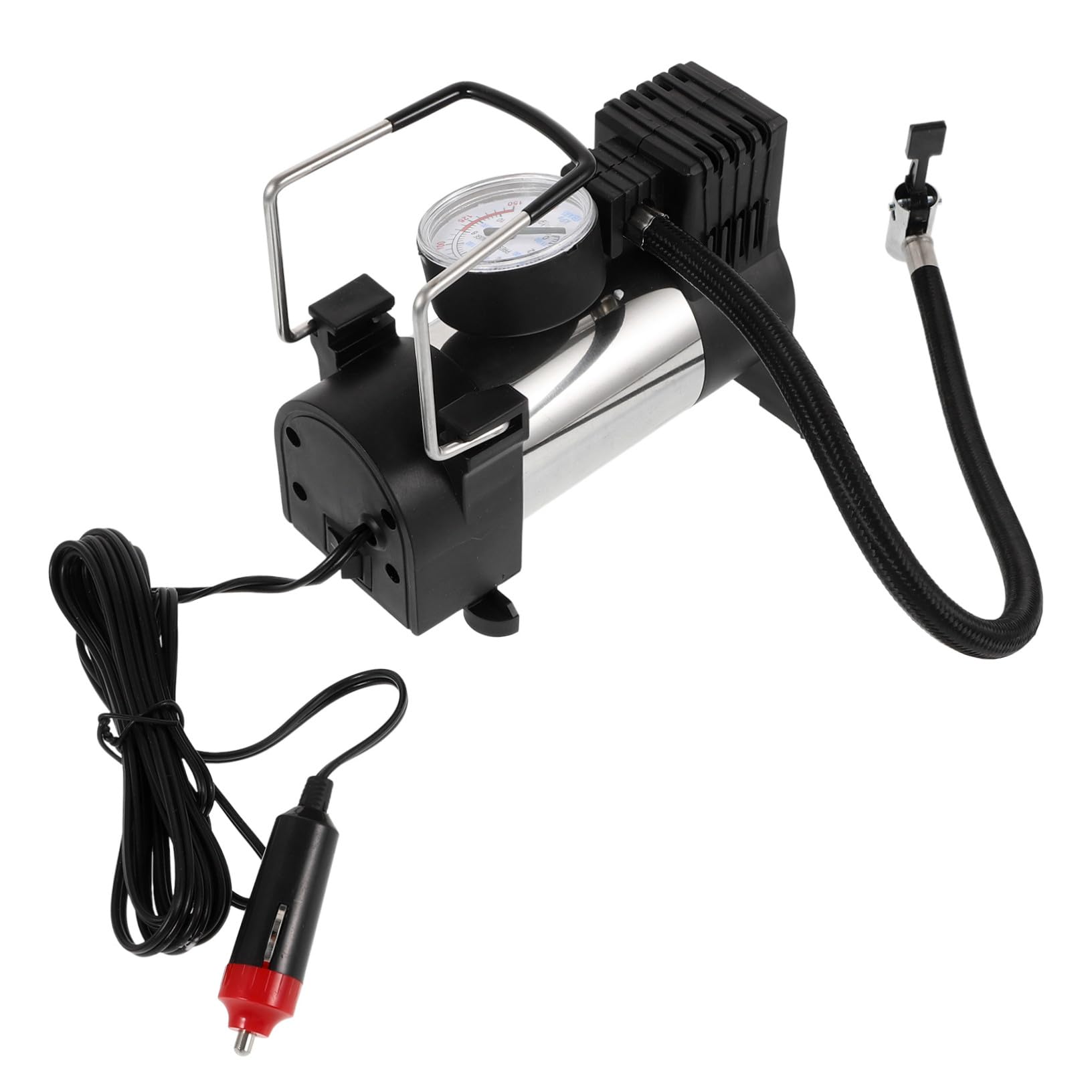 Gonfleur de pneus polyvalent pour urgence auto et moto