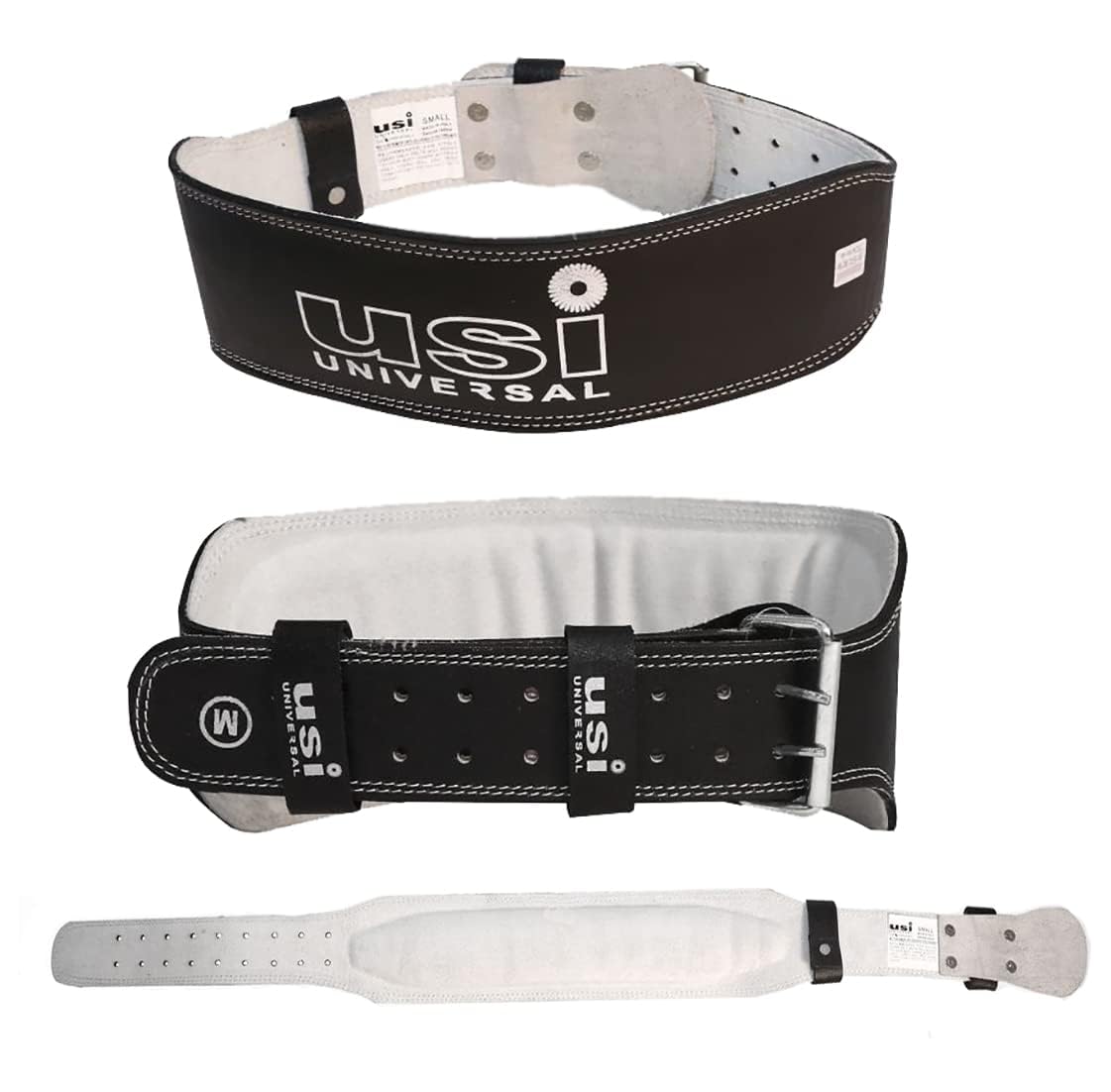 USI UNIVERSAL THE UNBEATABLE Weight Lifting Belt, 790SL6 Padded 6" Power Lifting Belt, Leather Metal Construction, Gym Belt For Deadlift, Squat & Weightlifting for Men Women (L) (B0863X5GHZ) Amazon Price History, Amazon Price Tracker