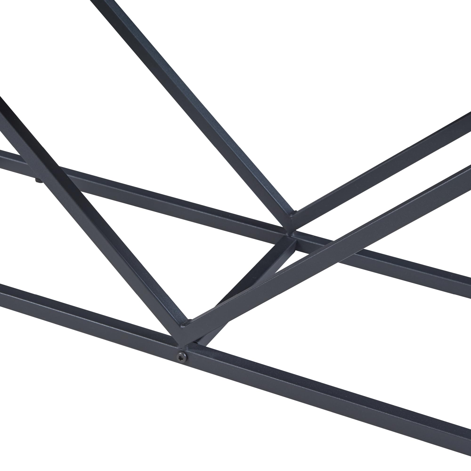 [en.casa] Kaminholzregal Vaasa Feuerholzständer mit Sitzfläche Holzlager aus Stahl Brennholzregal V-förmige Stangen Holzunterstand Brennholzständer für Innen 100x30x50cm Schwarz