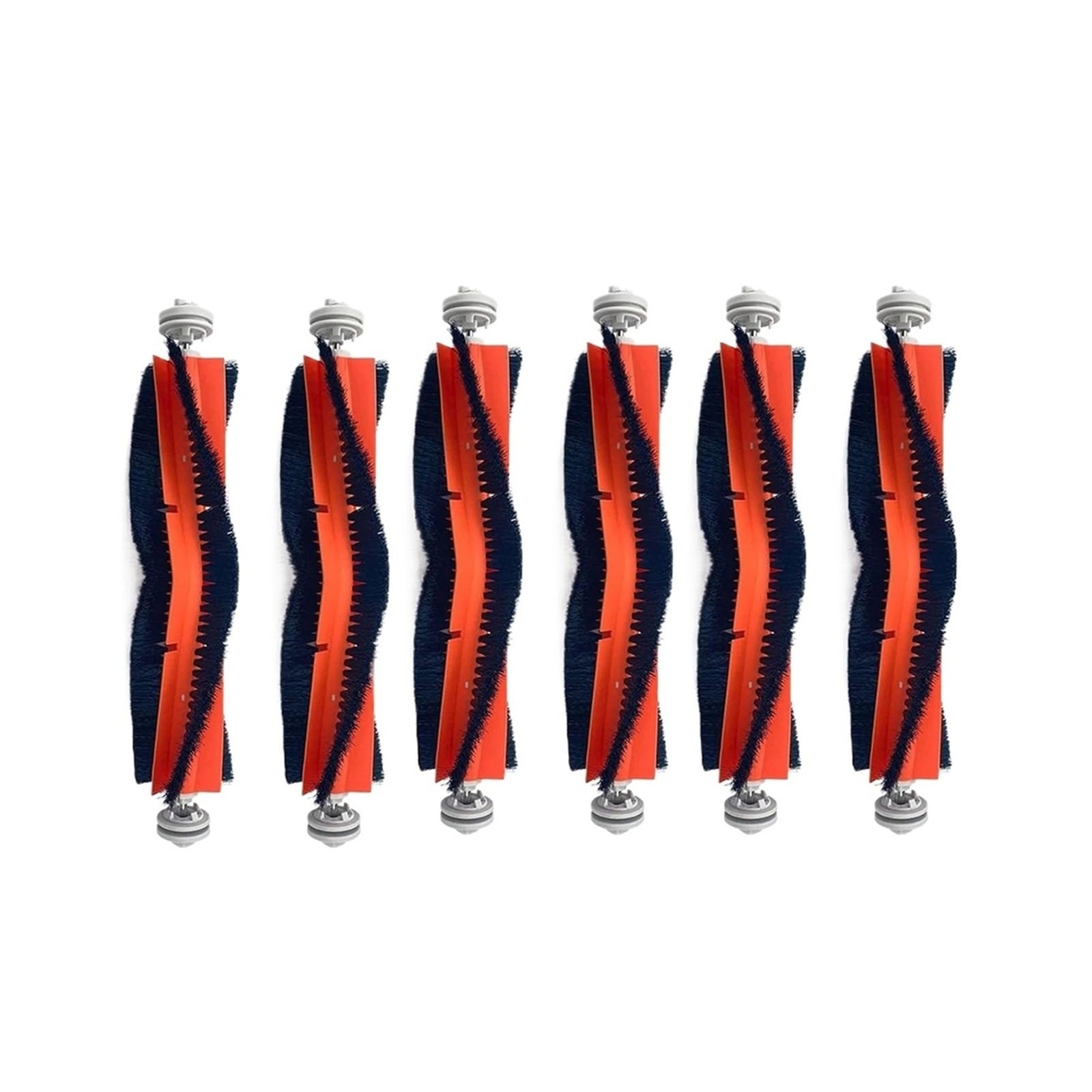 Nbgrqweczs 6Pcs Main Brush Spare Parts，Compatible For Dreame，Bot D10 Plus/ Rls3d/ Z10 Pro/ L10 Plus / D9 /F9，Compatible For Xiaomi，1C 1T 2C Accessories
