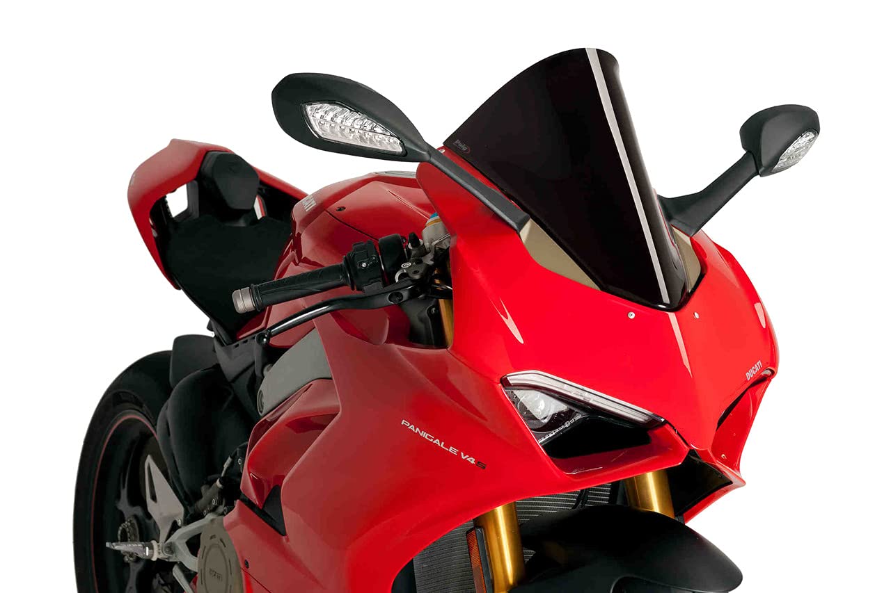 Puig 9690N Cupolino R-Racer protezione aggiuntiva, Nero