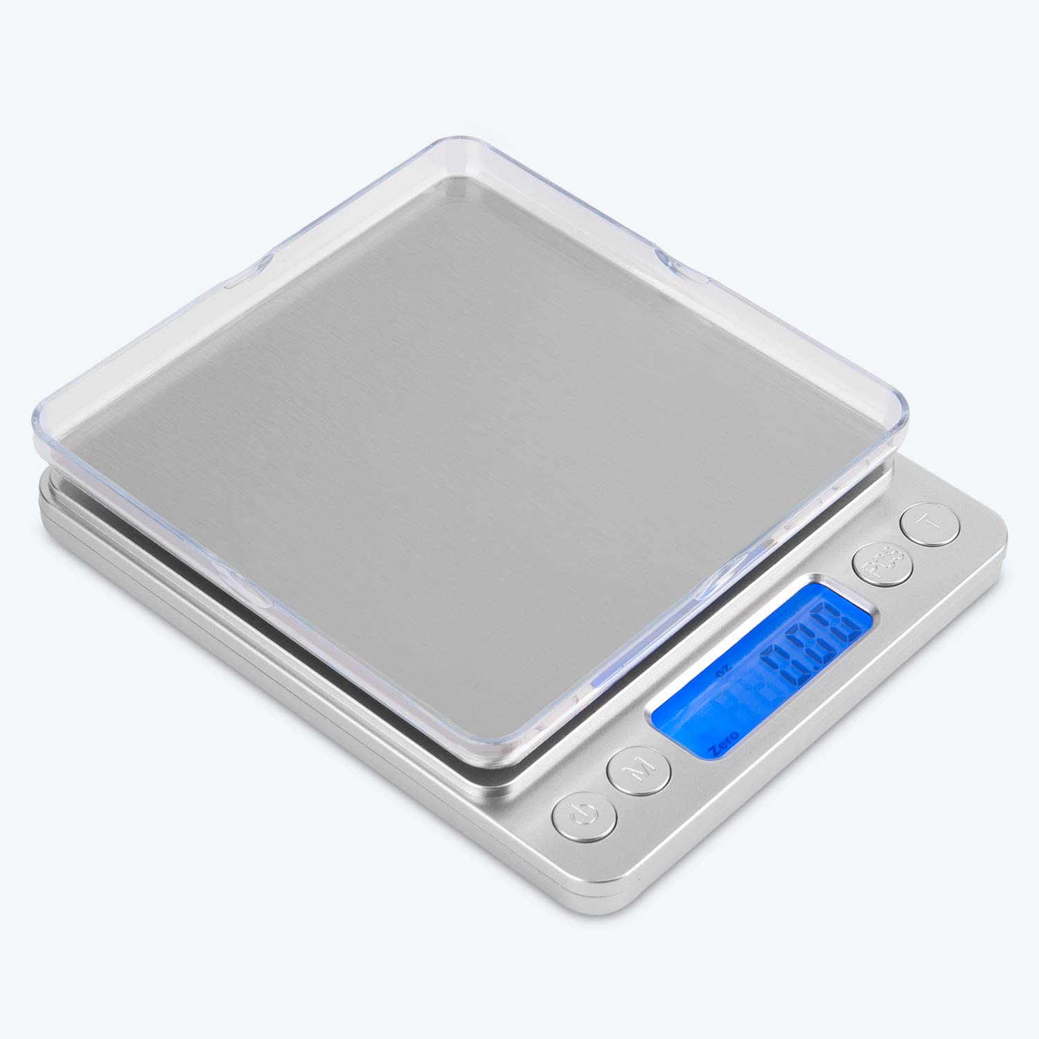 Gram Scale, Mafiti Kitchen Scale Digital Weight Mini Grams Jewelry Scale 3000gx0.5g with LCD Display Stainless Steel for Cooking Baking Jewelry Weight Postal (Battery no Include) 1Pack