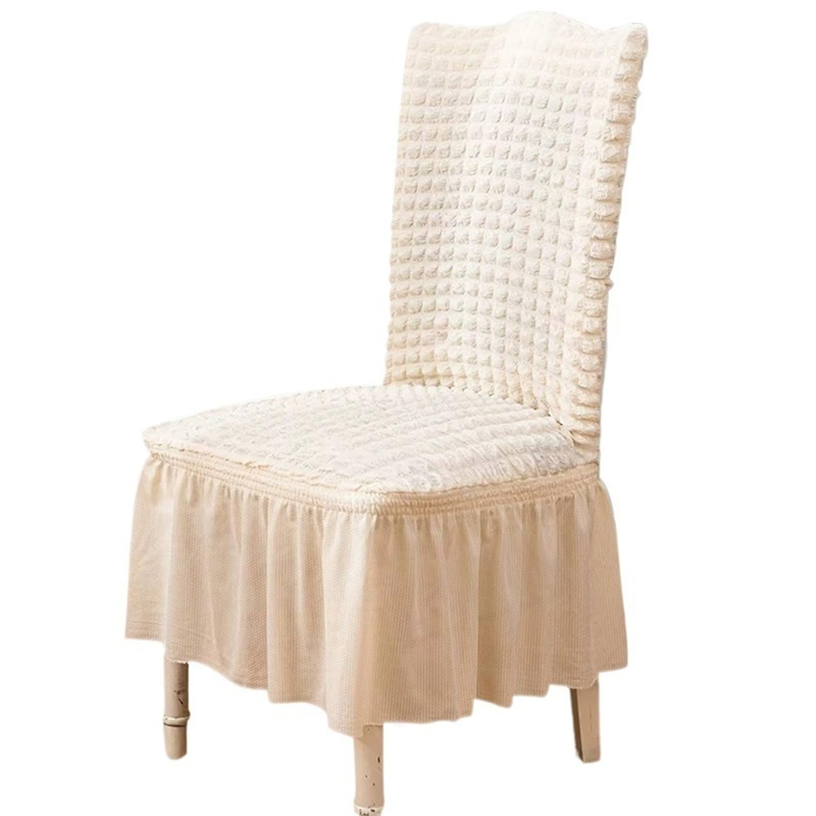 ECPGPMDLDT Chair Covers Stretch Kitchen Dining Room Removable Washable for Banquet Hotel(F)