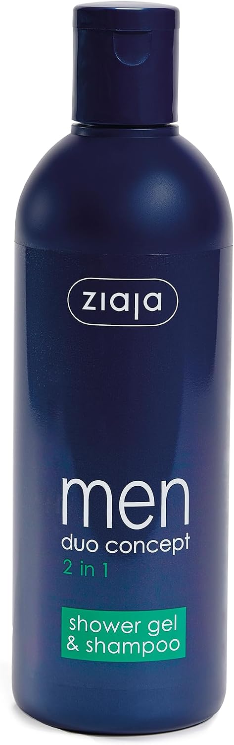 ZIAJA produkt do pielęgnacji włosów, Gel De Ducha Y Champú 2 En 1 Para Hombre - 300 Ml