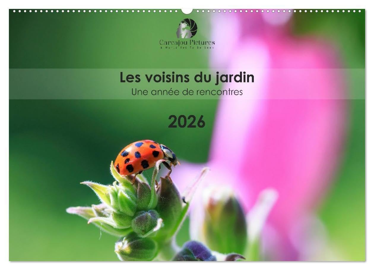 Les voisins du jardin - Une année de rencontres (Calendrier mural 2027 DIN A2 vertical), CALVENDO calendrier mensuel: Un calendrier tendre et coloré ... et fascinante des animaux de nos jardins.