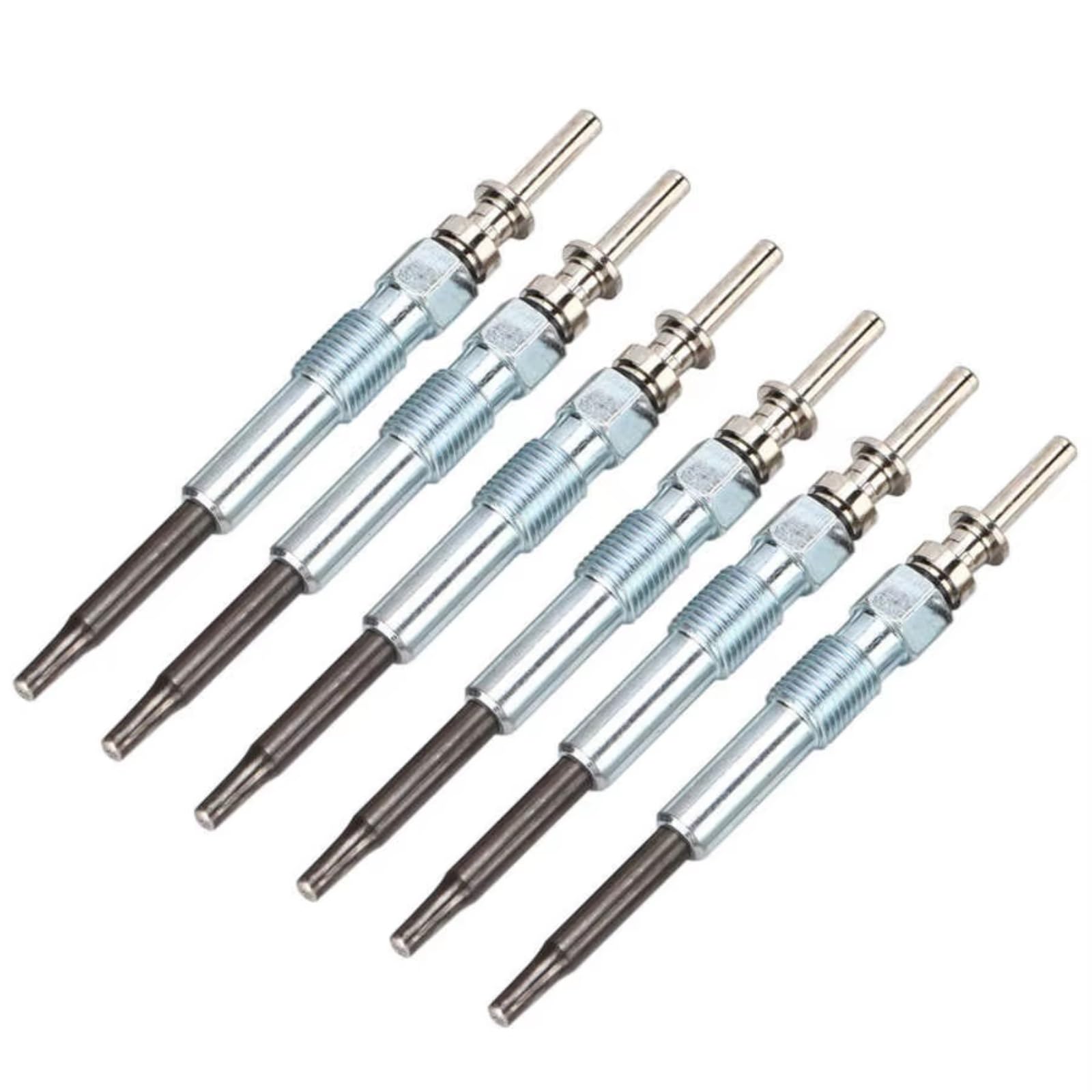 Auto di Candeletta Compatibile Con E60 E61 E63 E64 E65 E66 E67 Serie 5 6 7 2002-2010 Candelette Di Preriscaldamento Riscaldatore Diesel 0250402002 12237786869(6pcs)