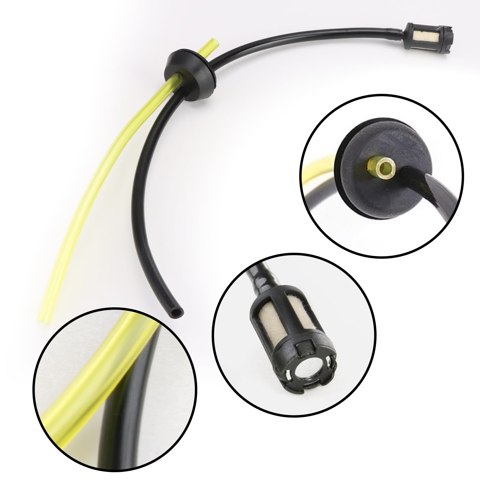 Kit 5 Tubi Carburante + Filtri Per Decespugliatore E Tosaerba - Ricambio Universale - Foto 11