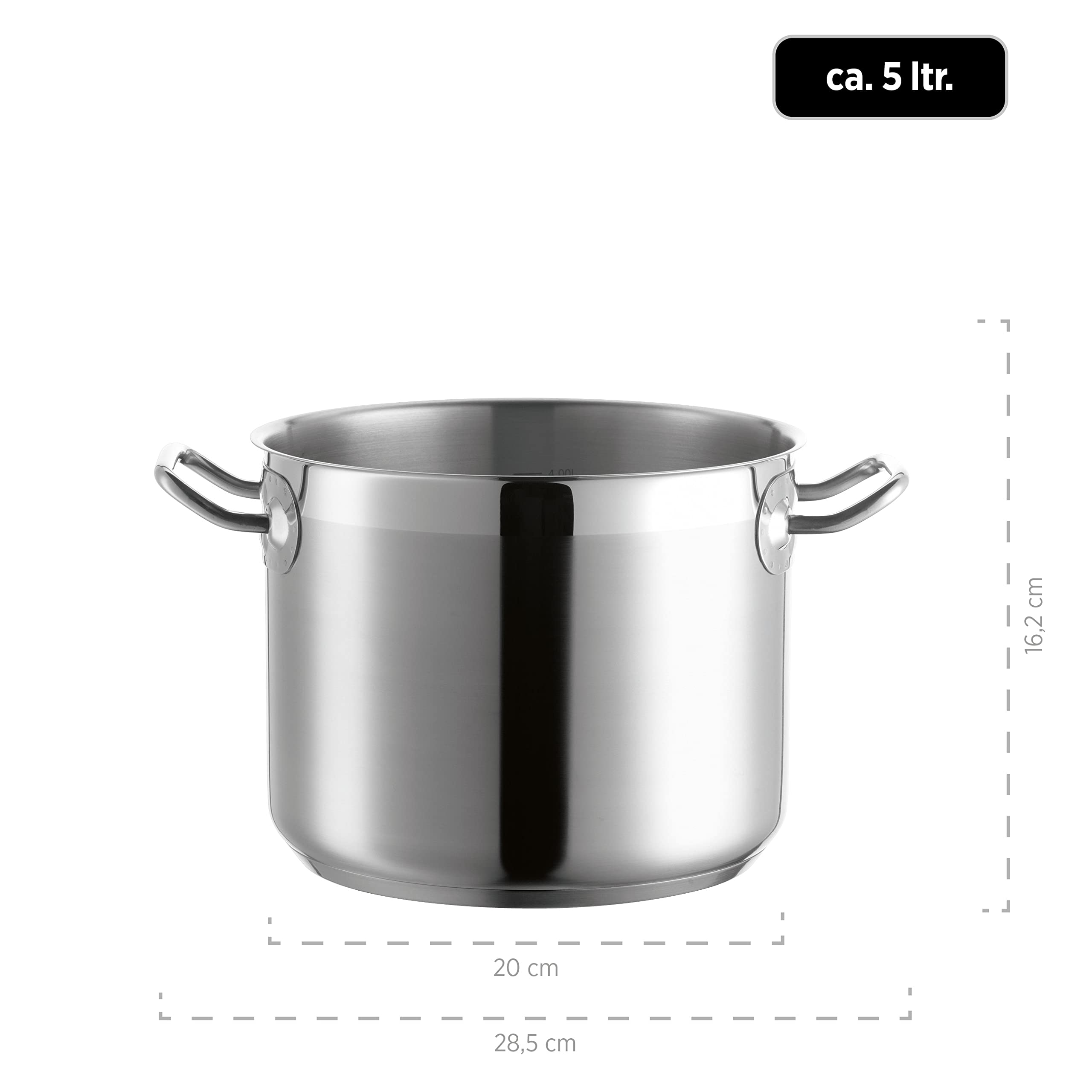 Professional 926098 - Olla para Verduras, Color Plateado