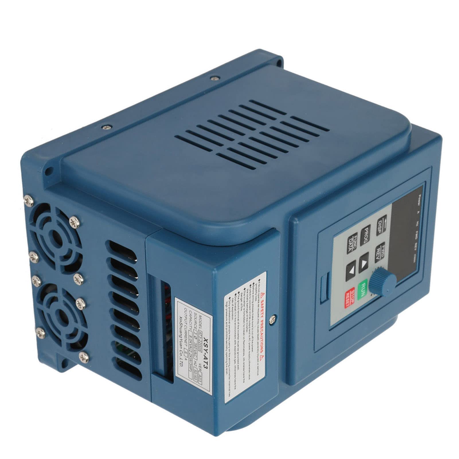 Convertitore di frequenza VFD Inverter trifase a corrente alternata 380VAC 6A 2.2KW Convertitore di frequenza CA monofase VFD Regolatore di velocità per motori trifase trifase
